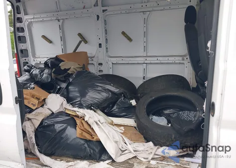 2018 Ram Promaster 2500 from USA, damaged, VIN 3C6TRVCG7JE147926